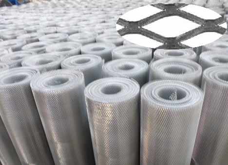 Mesh Stretched to Solid Metal Sheet